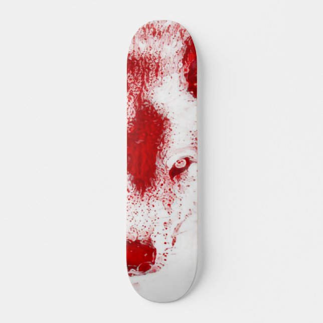 Urban Blood Wolf Custom Pro Park Board Skateboard (Front)