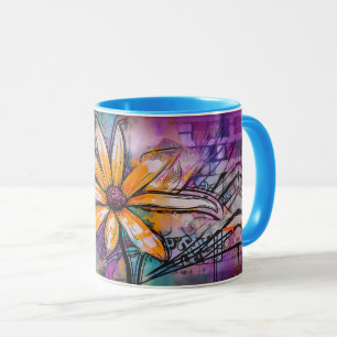Urban Blooms Graffiti Mug - African Daisy