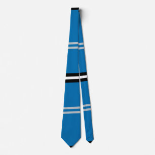 Urban Blue Lakeside Horizontal Stripe Tie
