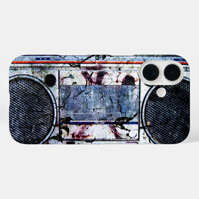 Urban boombox Case-Mate iPhone case (Back (Horizontal))