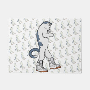 Urban Boxer Cat in Sneaker Walk Fighter Doormat