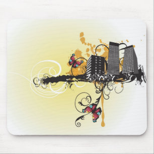 Urban buildings Mousepad