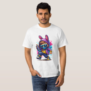 Urban Bunny Graffiti Kid T-Shirt