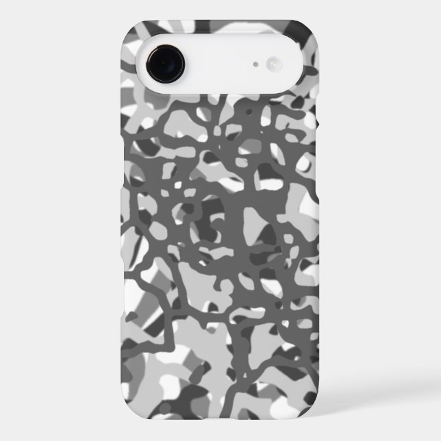 Urban Camo Abstract Pattern iPhone Case (Back)