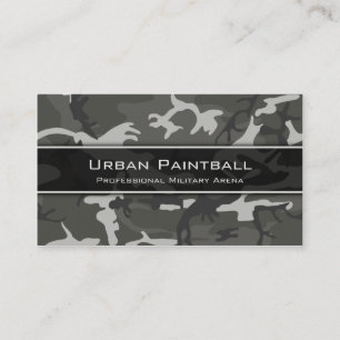 Urban Camo, Camouflage - Business Card