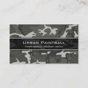 Urban Camo, Camouflage - Business Card