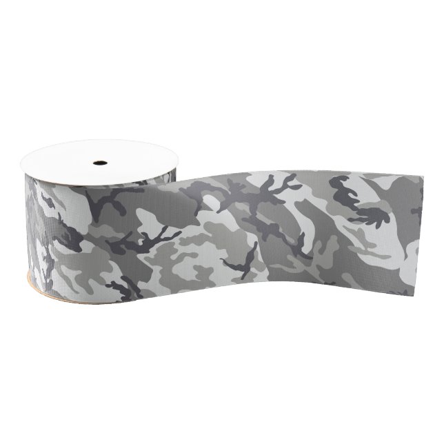 Urban Camo Grosgrain Ribbon (Spool)