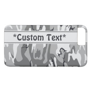 Urban Camo w/ Custom Text iPhone 8 Plus/7 Plus Case