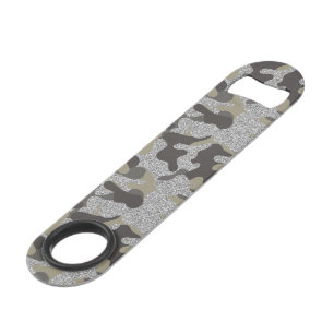 Urban Camouflage Camo Black Silver sparkle Army