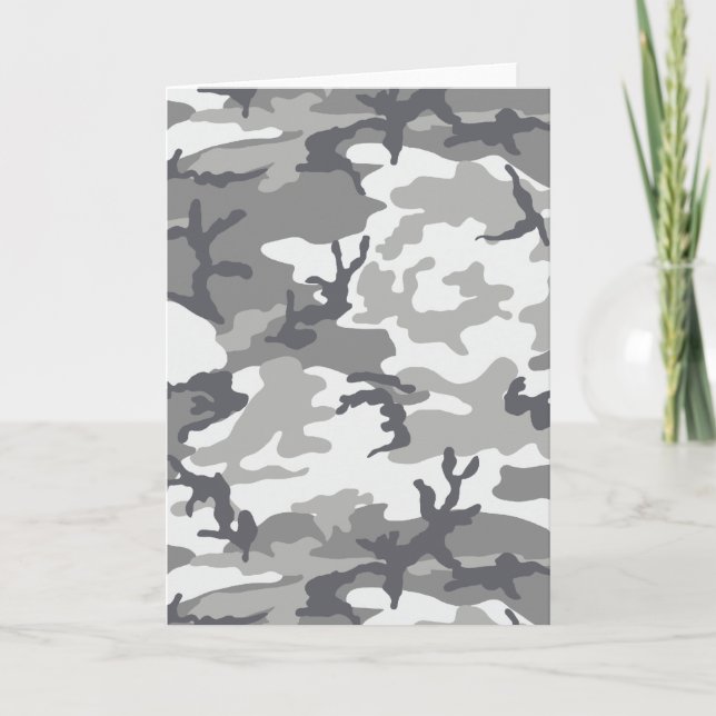 Urban Camouflage Card (Front)