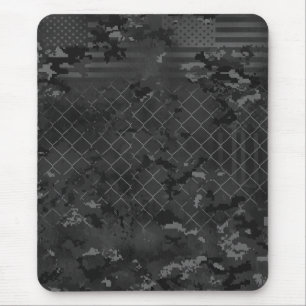 Urban Camouflage Dark and Grey Mouse Mat
