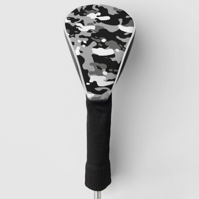 Urban Camouflage III Golf Head Cover (Front)