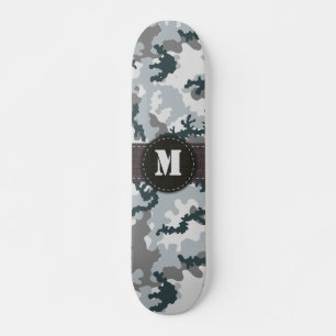 Urban camouflage skateboard