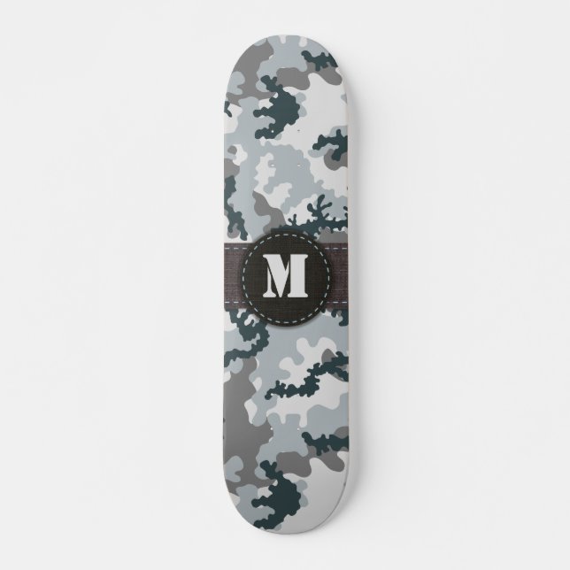 Urban camouflage skateboard (Front)