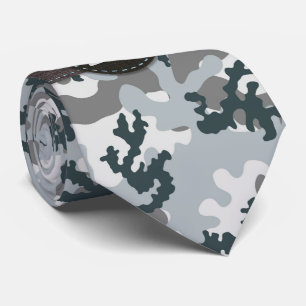 Urban camouflage tie