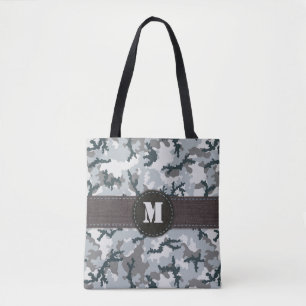 Urban camouflage tote bag