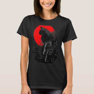 Urban Cat Kitten City Skyline Animals Building Blo T-Shirt