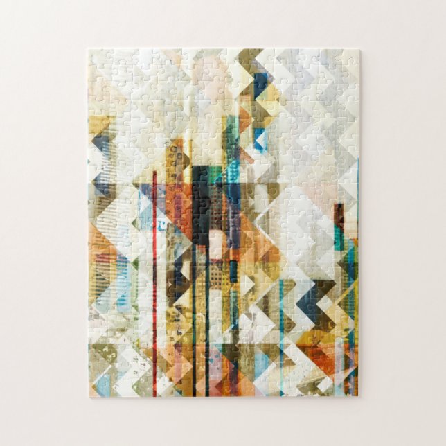 Urban Chevron II Jigsaw Puzzle (Vertical)