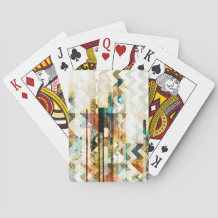 Urban Chevron II Playing Cards
