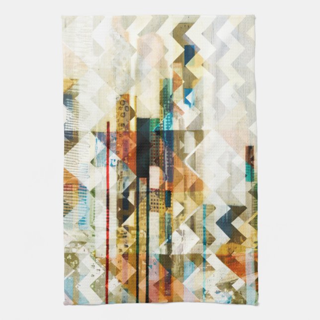 Urban Chevron II Tea Towel (Vertical)