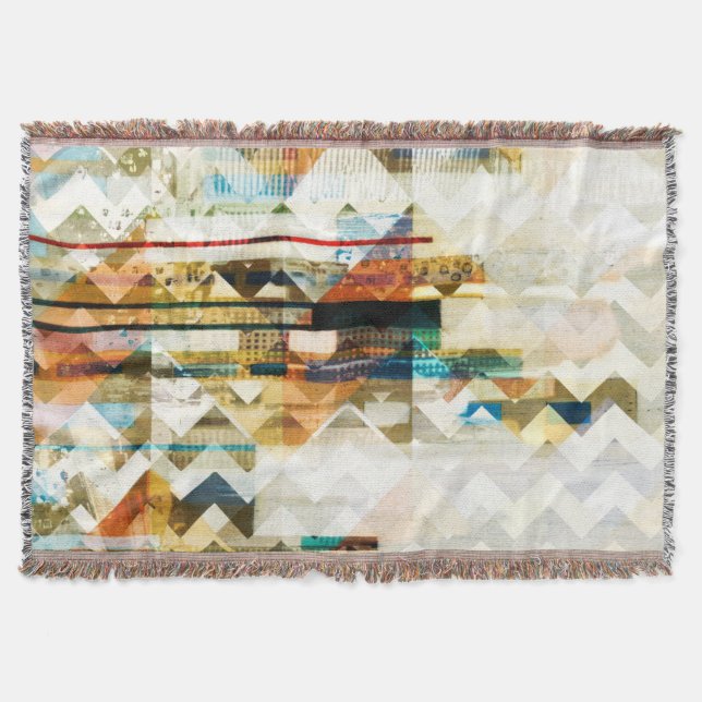 Urban Chevron II Throw Blanket (Front)