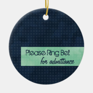 Urban Chic Please Ring Bell Ornament
