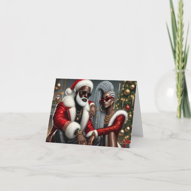 Urban Chic Santa  Card (Front)
