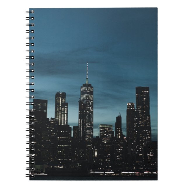 URBAN CITY DURING NIGHTTIME NOTEBOOK (Front)