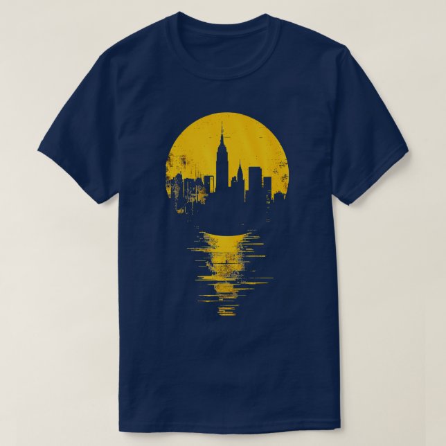 Urban City Life Sunset T-Shirt (Design Front)