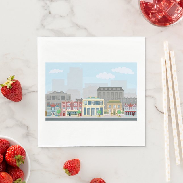 Urban City Paper Napkins (Creator Uploaded)