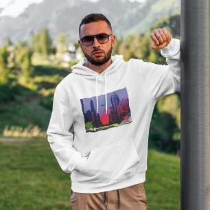 Urban City Scene Hoodie