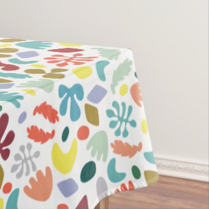 Urban Colourful Organic Shapes Tablecloth