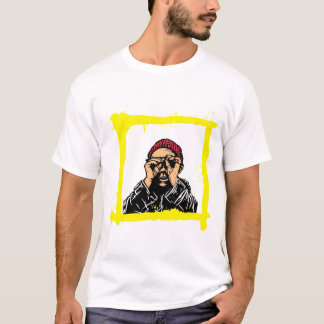 Urban Cool Guy with Sunglasses T-Shirt - Pop Art 