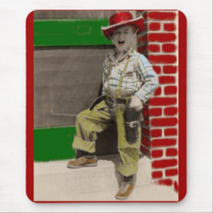 urban cowboy mouse mat