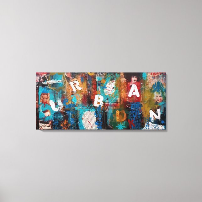 Urban D K Canvas Print (Front)