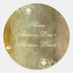 Urban Decan Gold Address Labels