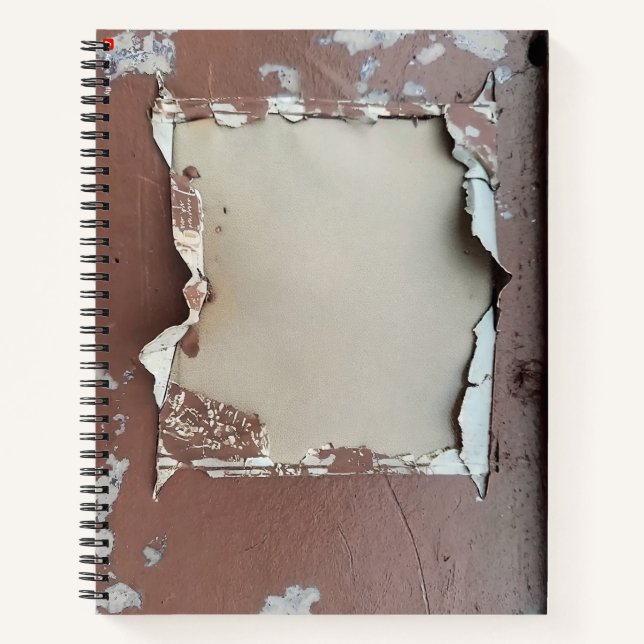 Urban Decay Theme - Grungy Paint Spiral Notebook (Front)