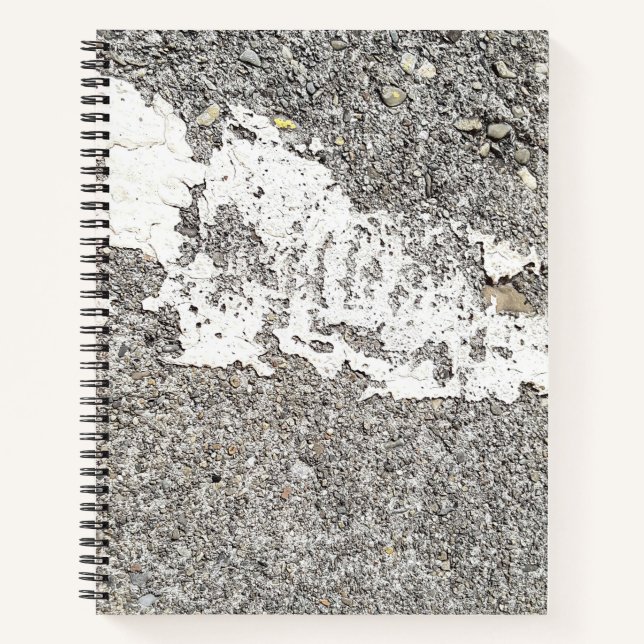 Urban Decay Theme - Painted Concrete Notebook (Front)