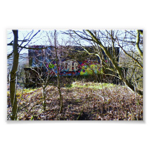 Urban Decay, Wheatley Viaduct Graffiti, Halifax Photo Print