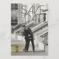 Urban Deco Save The Date | Wedding