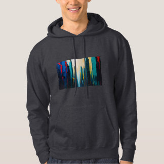 Urban Drip – Abstract Cityscape Tee