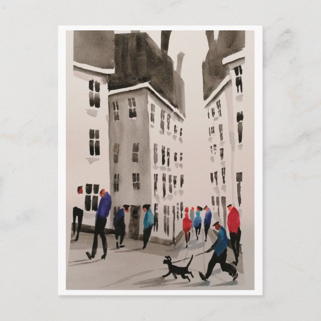 Urban Dwellers Art Postcard7 Postcard (Front)