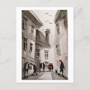 Urban Dwellers Art Postcard 12