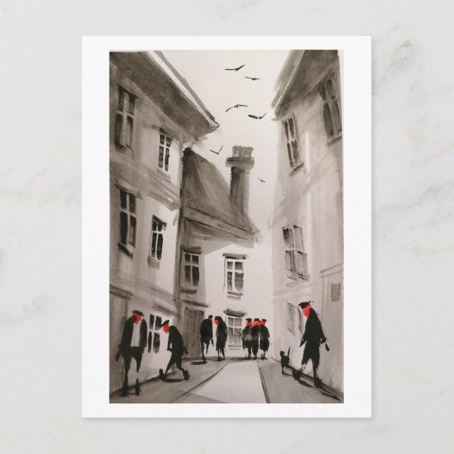 Urban Dwellers Art Postcard 12 (Front)