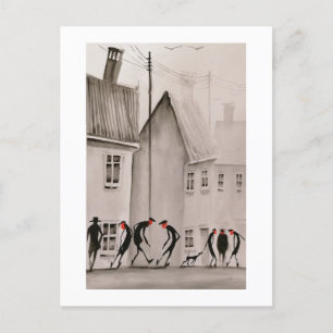 Urban Dwellers Art Postcard 13