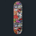 Urban dynamic street art Graffiti art pattern Skateboard<br><div class="desc">This modern full seamless Urban dynamic and explosive street art Graffiti pattern is not only reserved for hip hop artists but for everyone regardless of age and background. Great gifts for friends who want a stunning and creative pattern design,  who want to express themselves as a creative artist.</div>