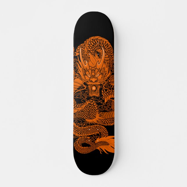 Urban Eastern Dragon Element Custom Pro Deck Skateboard (Front)