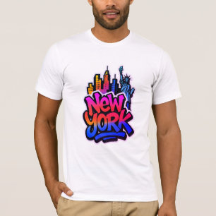 Urban Echo: Graffiti Pulse T-Shirt