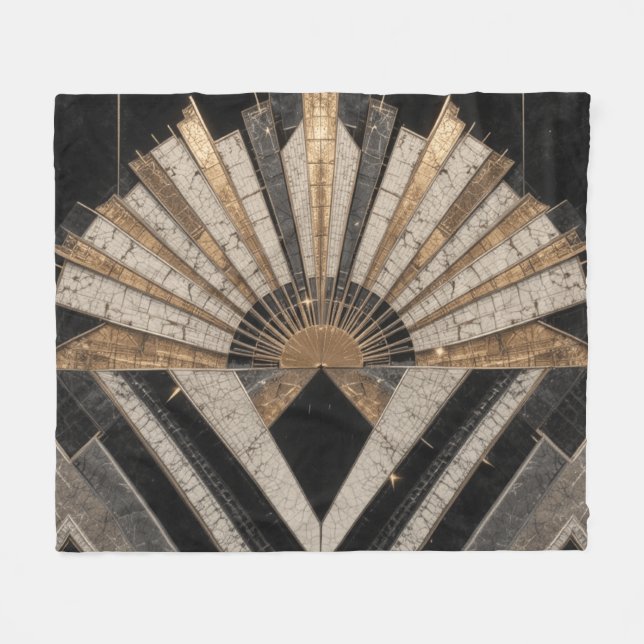 Urban Elegance Fleece Blanket (Front (Horizontal))