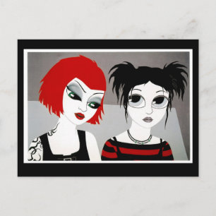 "urban elves, elf 4" art postcard